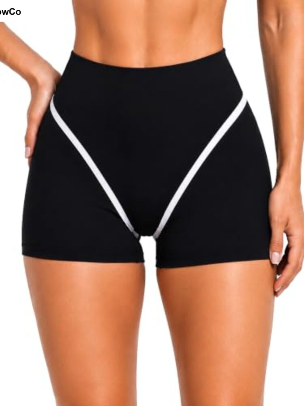 High Waist Tummy Control Biker Shorts No Front Seam Buttery Soft 4-Way Stretch